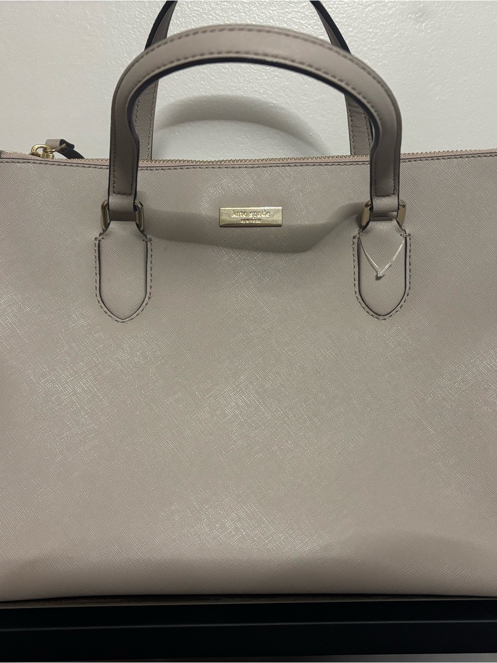 kate spade Nude Taupe Saffiano Tote